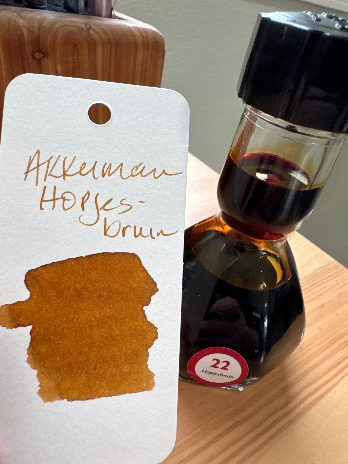 Akkerman Fountain Pen Ink Hopjes Brown