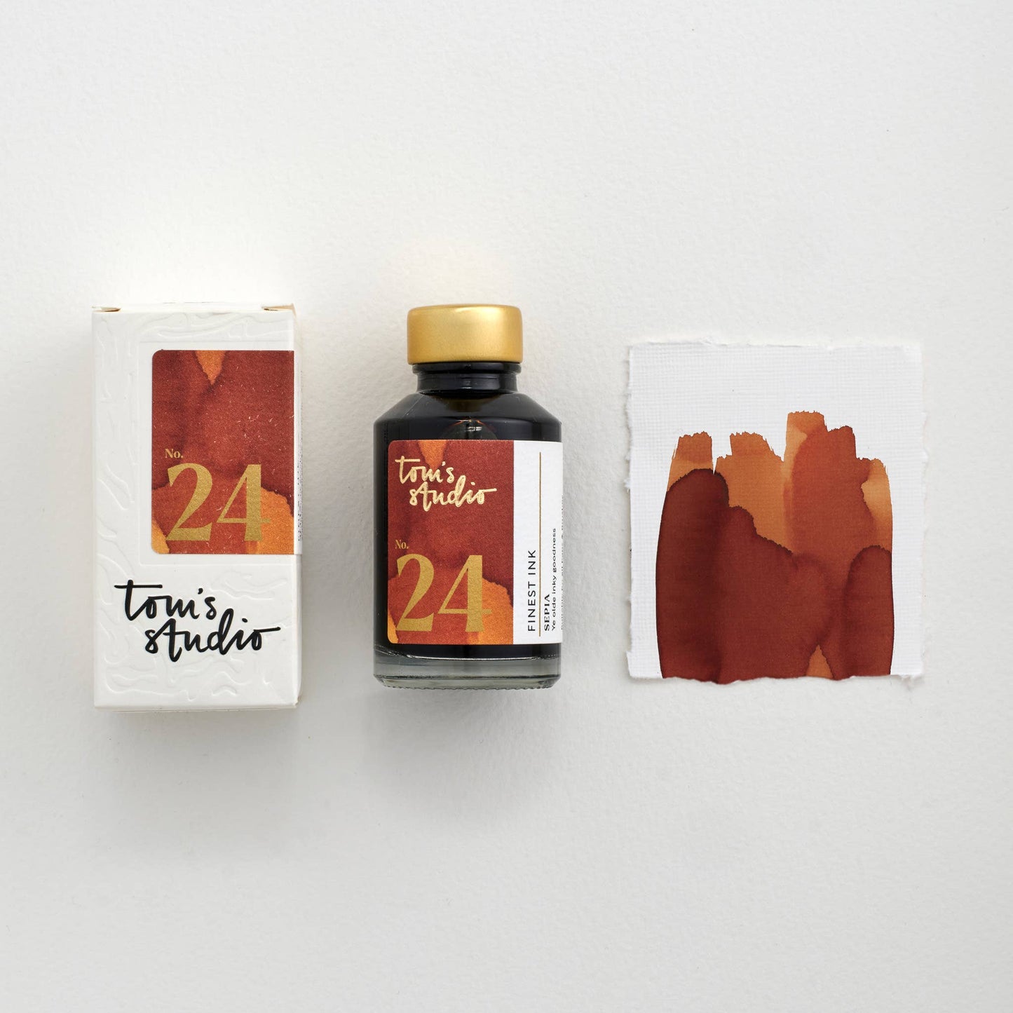 Toms Studio Fountain Pen Ink - Sepia