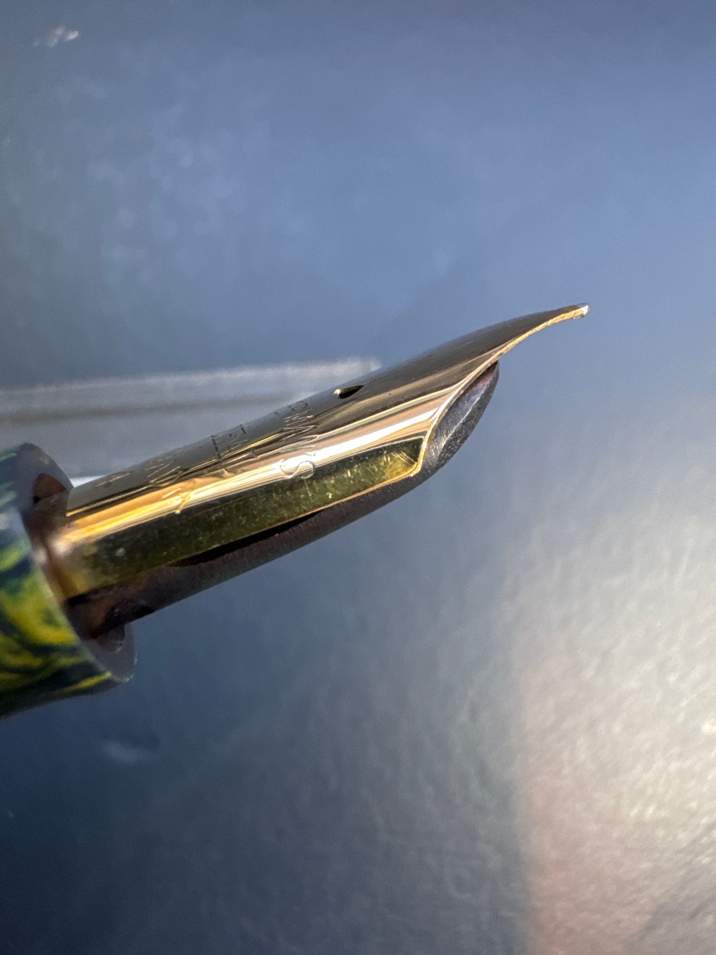 Waterman Ideal 94 Blue Green Ripple Fountain Pen ca.1928