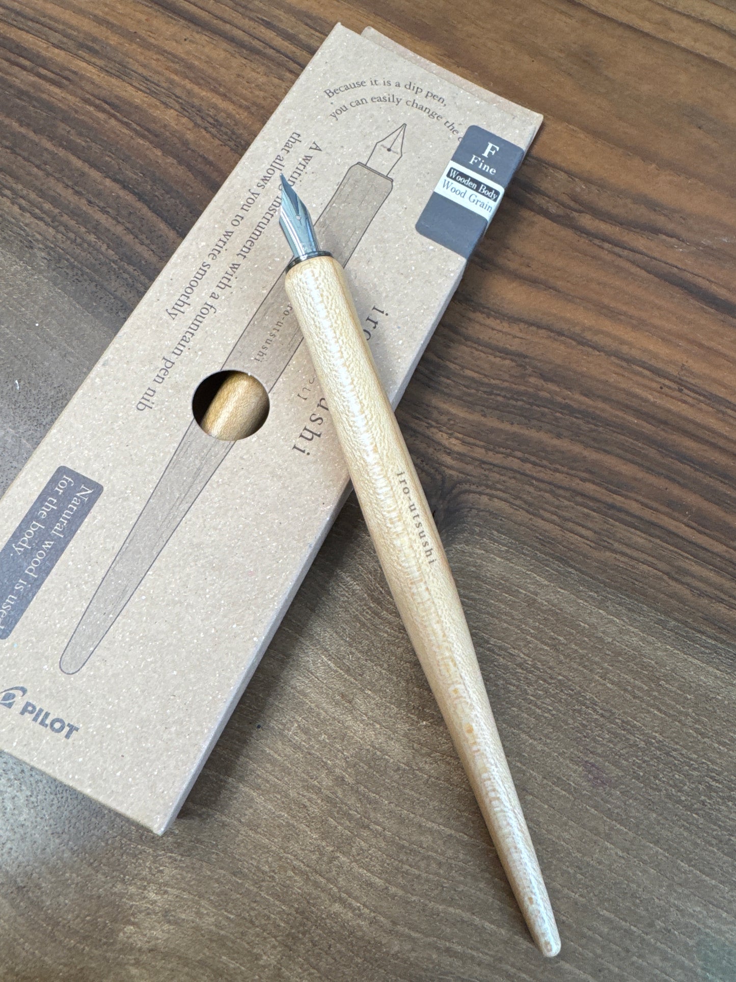 Pilot Dip Pen iro-utsushi Wooden Body