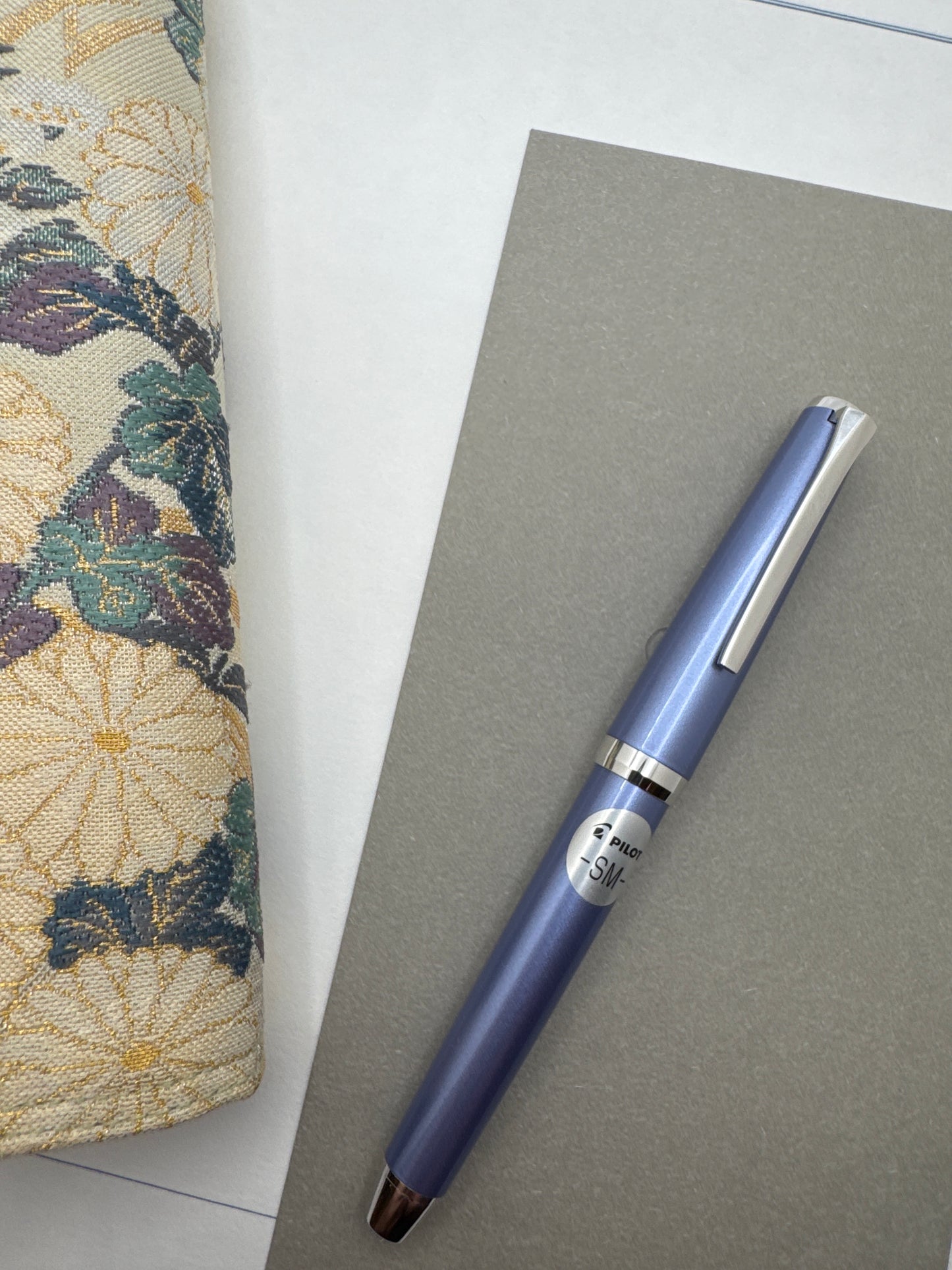 Pilot Falcon Metal Sapphire Fountain Pen SM