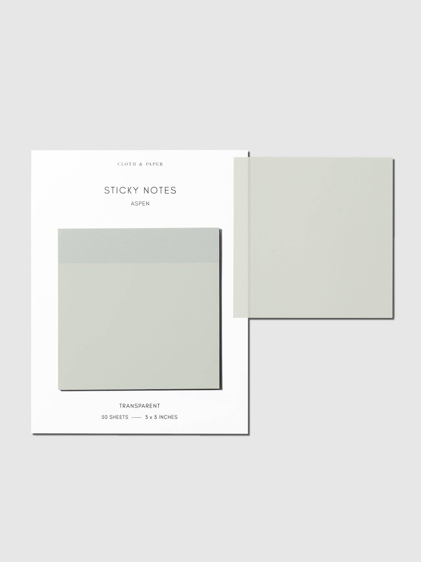 Transparent Sticky Notes: Aspen