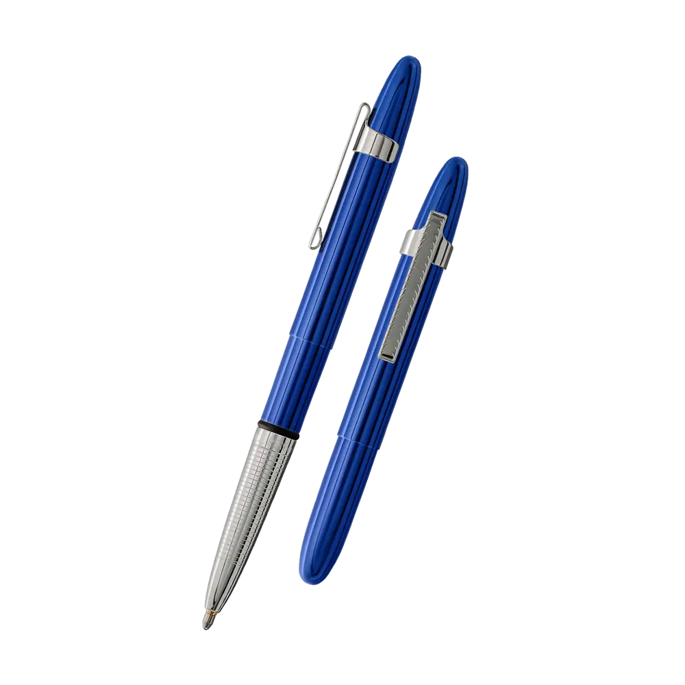 Fisher Blue Moon Bullet Space Pen with Clip