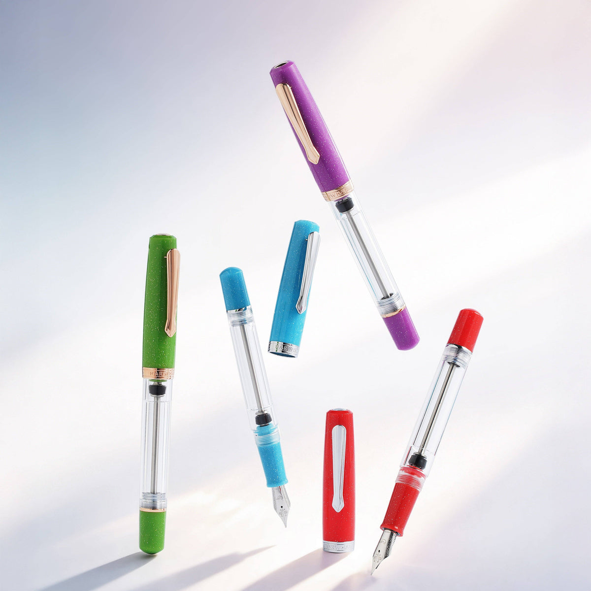 Nahvalur Original Plus Soft Coral Fountain Pen: Broad