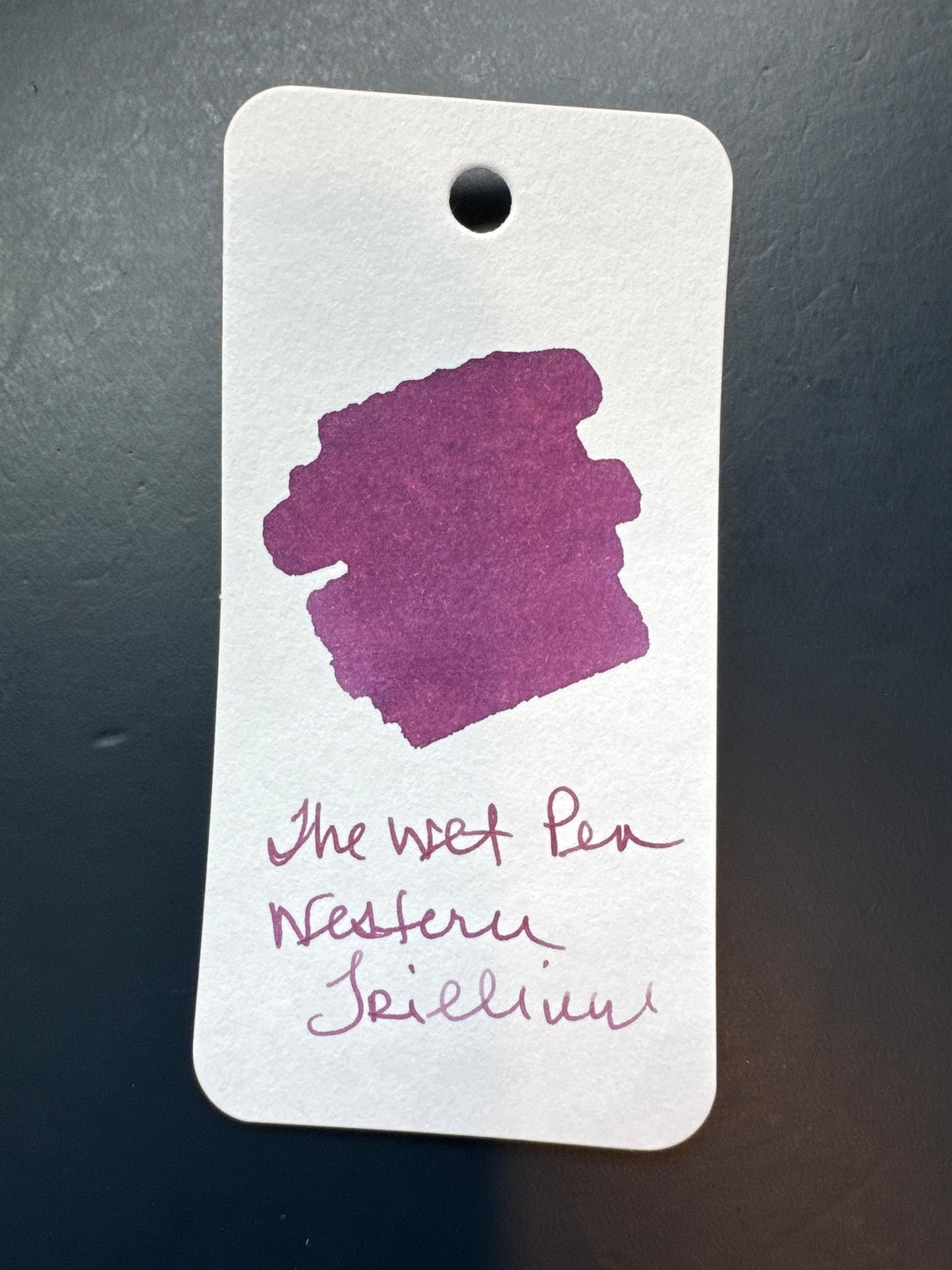 The Wet Pen Ink Sample
