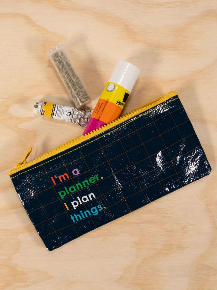 Blue Q I'm A Planner Pencil Case