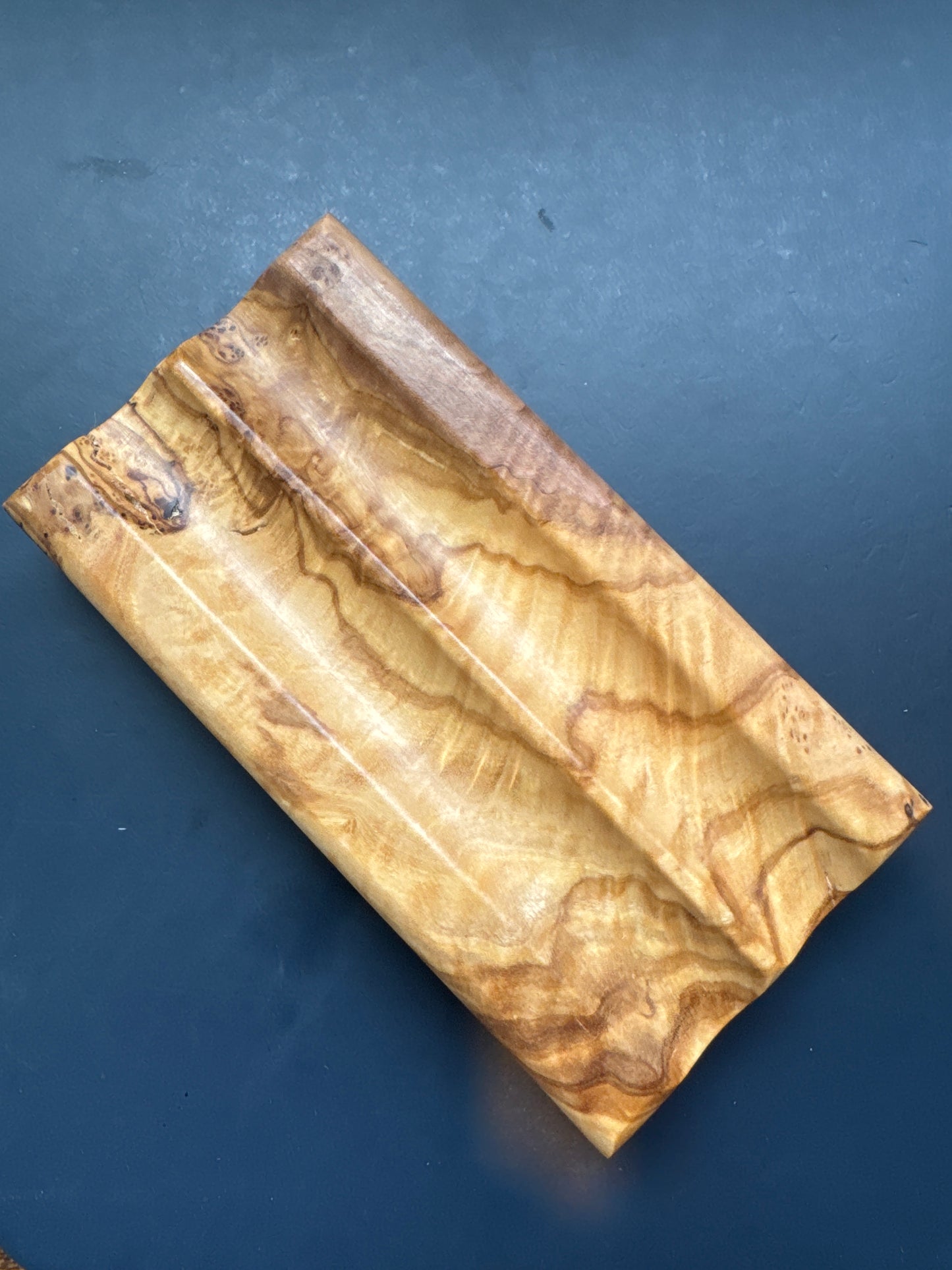Two pen display wood and epoxy