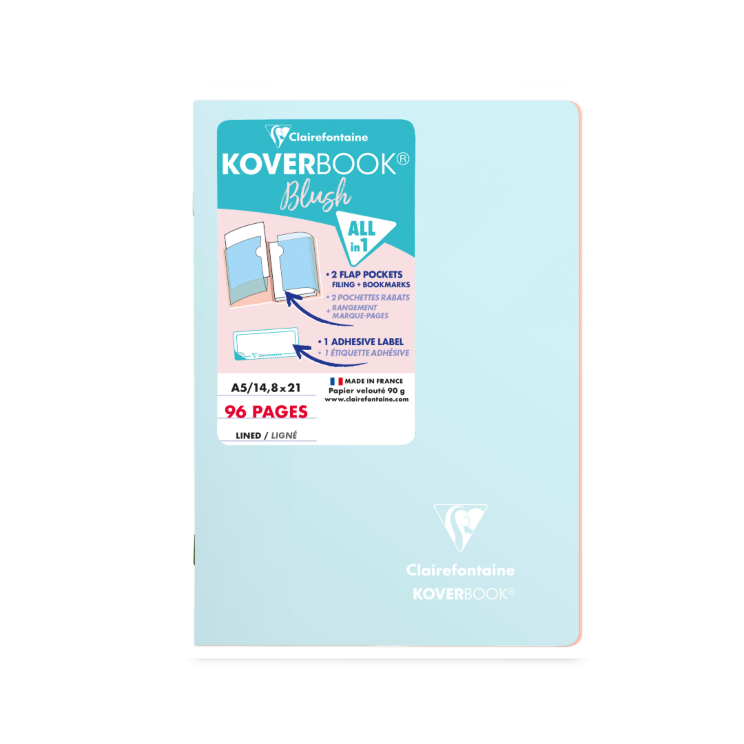Clairefontaine Koverbook Blush Notebook - A5: Pale Green