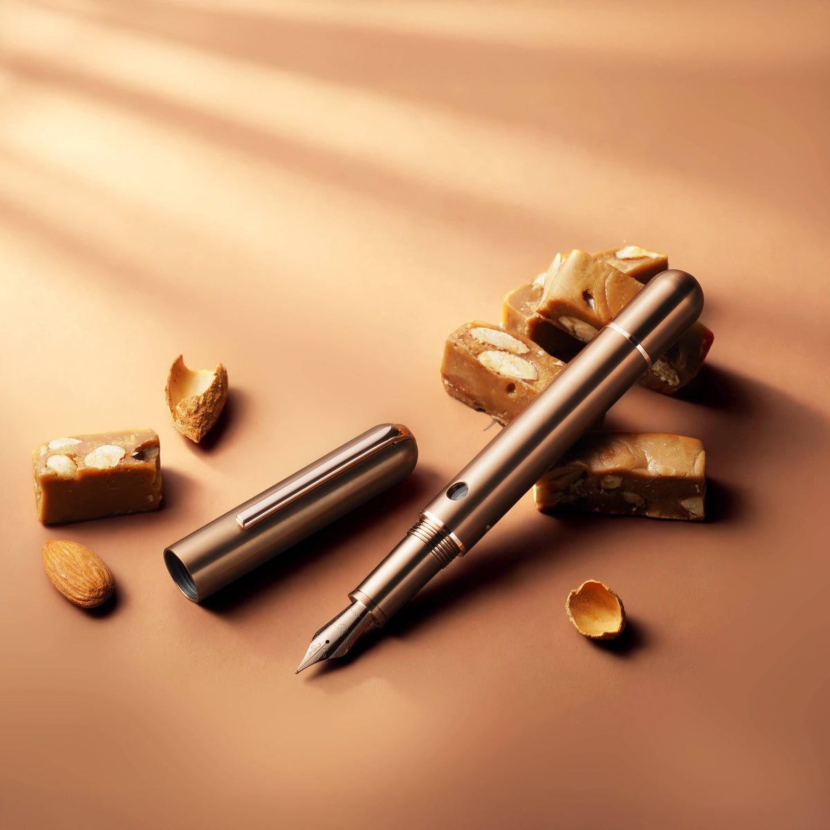 Nautilus Ti Toffee Titanium Fountain Pen: Medium