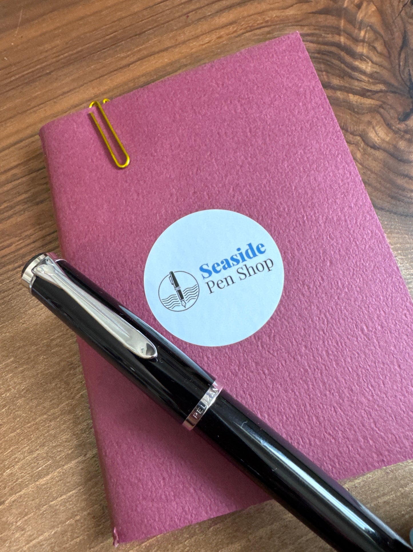 Pelikan P205 Fountain Pen (Cartridge) Black/Silver