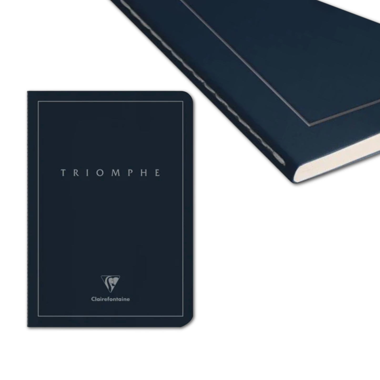 Clairefontaine "Triomphe" Notebooks: White Cover - White Lined Paper