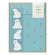 Midori Letter Set with Stickers Polar Bear