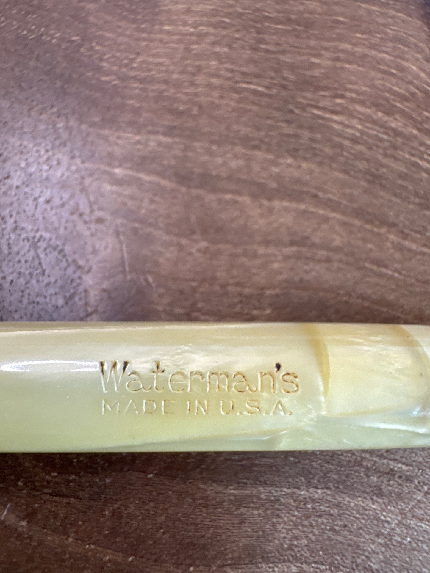 Watermans Ivory Red/Brown Band Nurses Fountain Pen