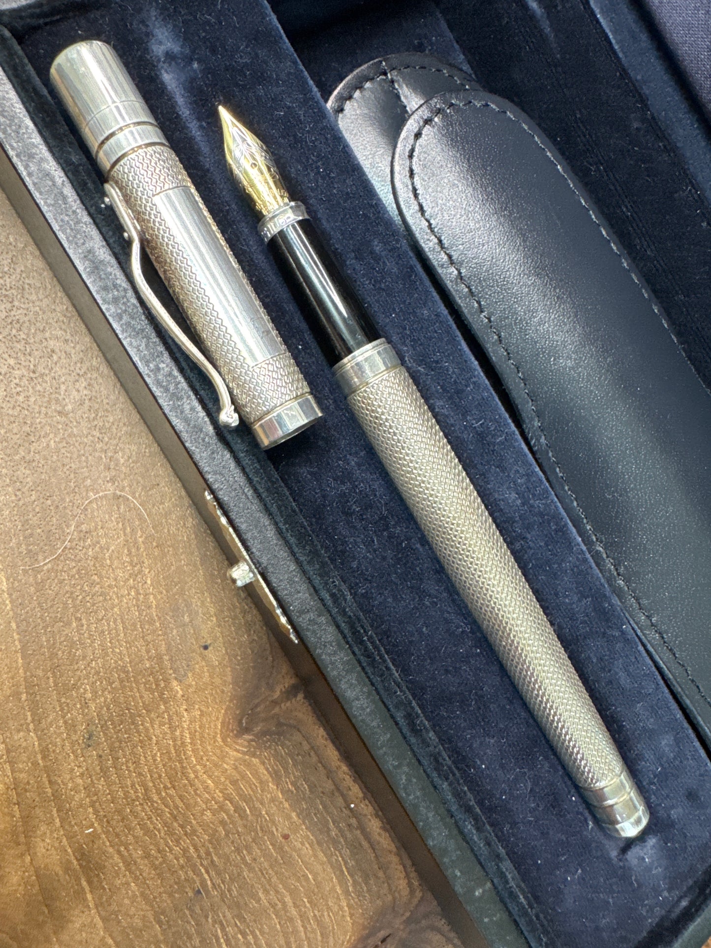 Yard-O-Led Viceroy Barley Sterling Silver Fountain Pen