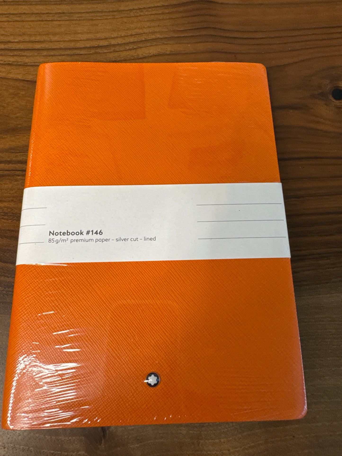 Montblanc 146 Manganese Orange Notebook Old Style Paper