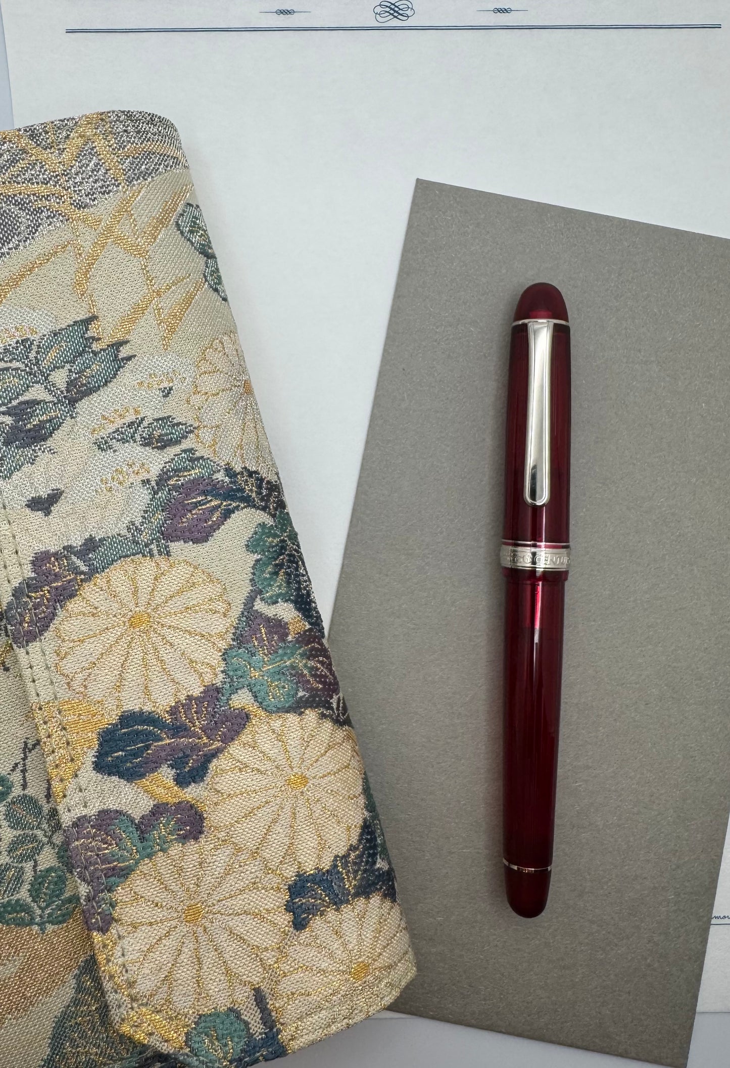 Platinum 3776 Limited Numbered Edition Fountain Pen Spring Dawn SF Nib