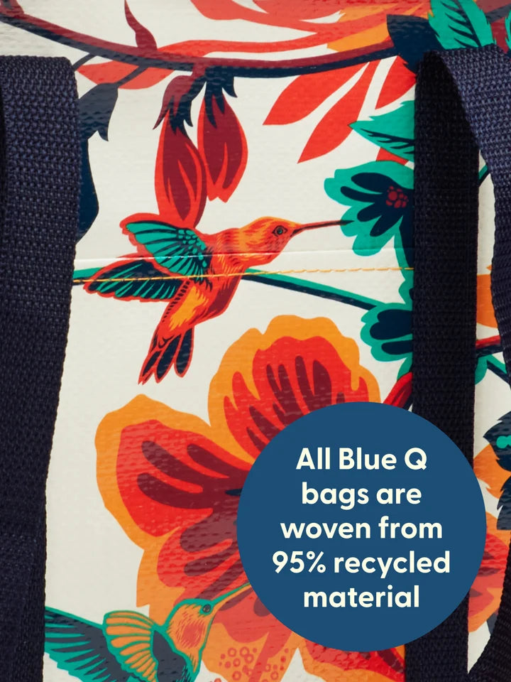 Blue Q Hummingbird Shoulder Tote