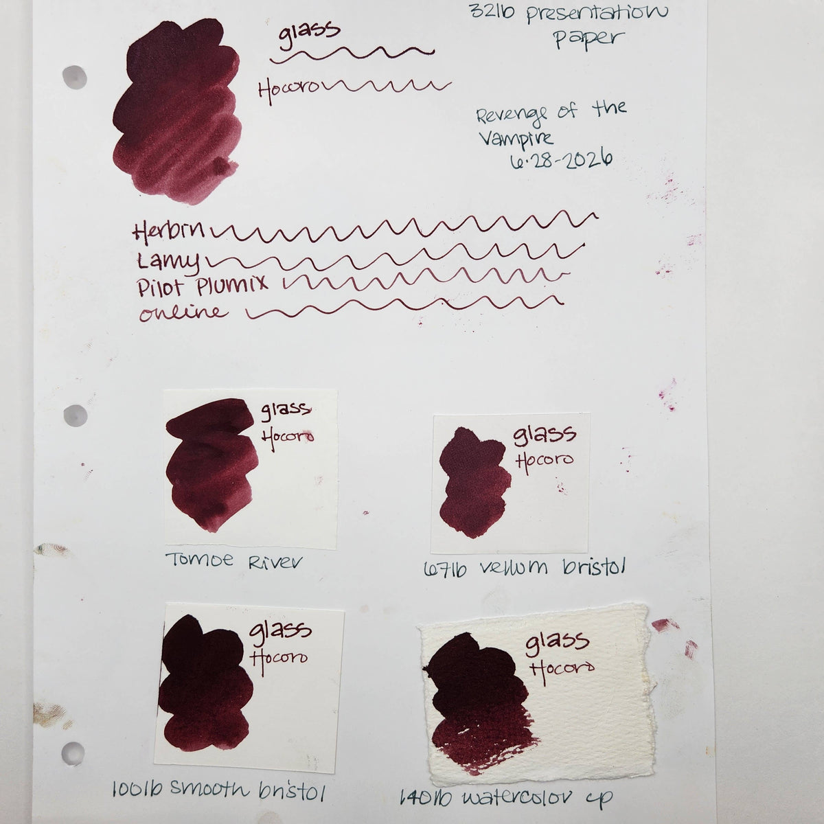 Push/Pull Fountain Pen Ink - Revenge of the Vampire