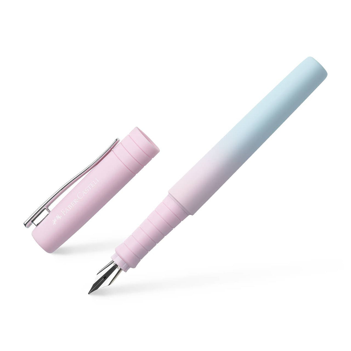 Faber Castell Poly Fountain Pen, Medium - Flow Edition 3 Color Options: Buzzing Blue