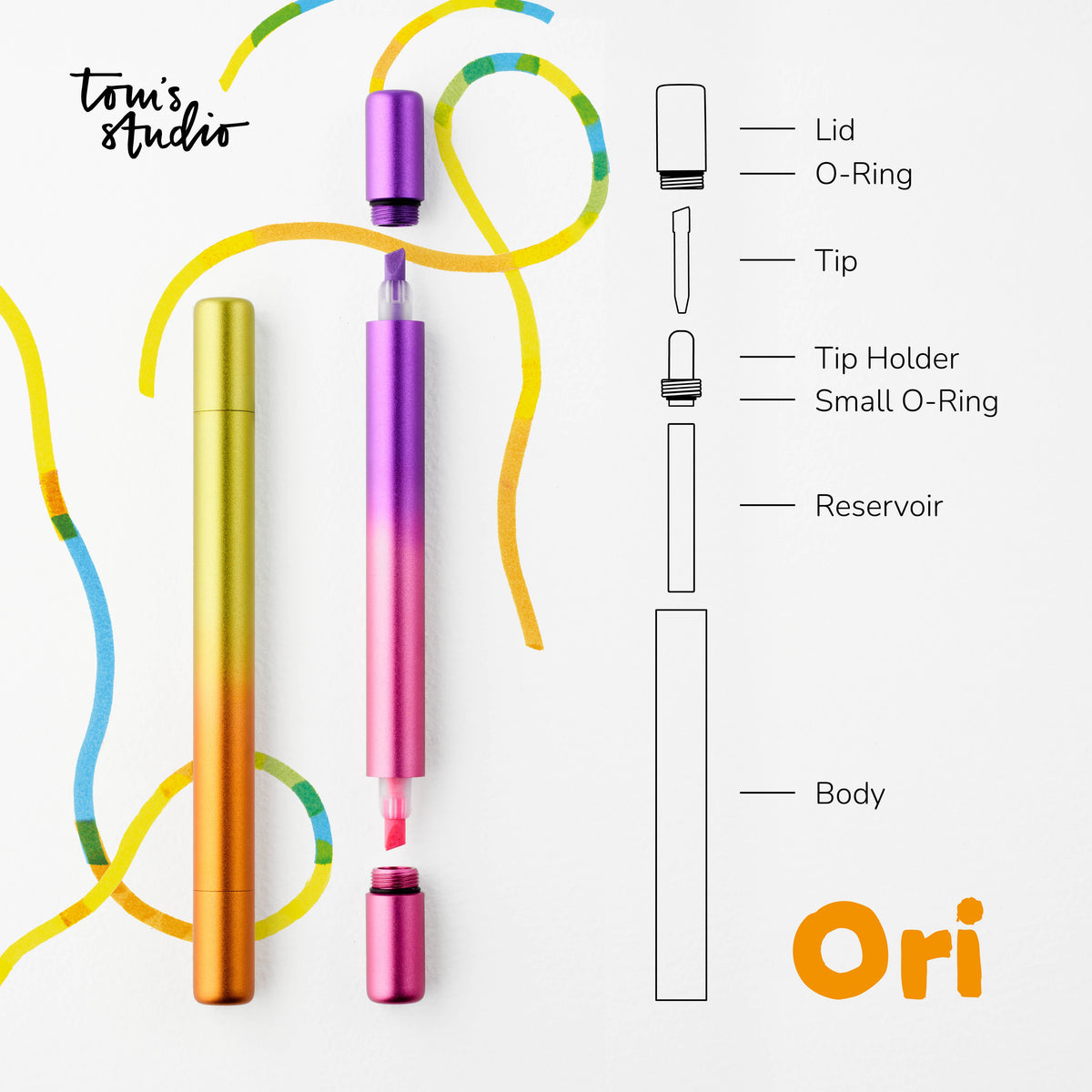 Ori - Tips (pack of 3): Highlighter