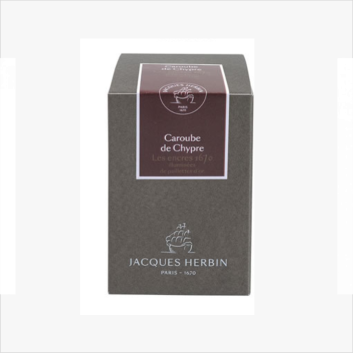 Herbin 1670 Ink with Gold Shimmer 50ml - 6 Colors: Rouge Hematite