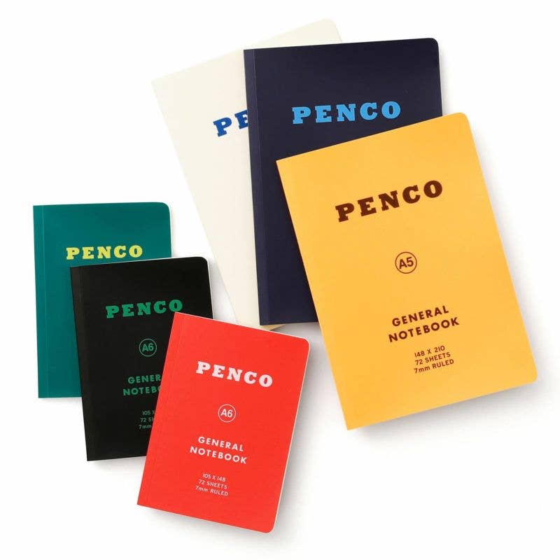 Penco Soft PP Notebook Ruled/ A5: White