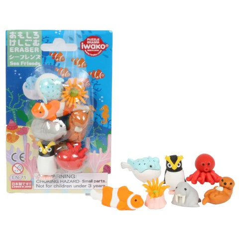 Sea Friends Eraser Puzzle