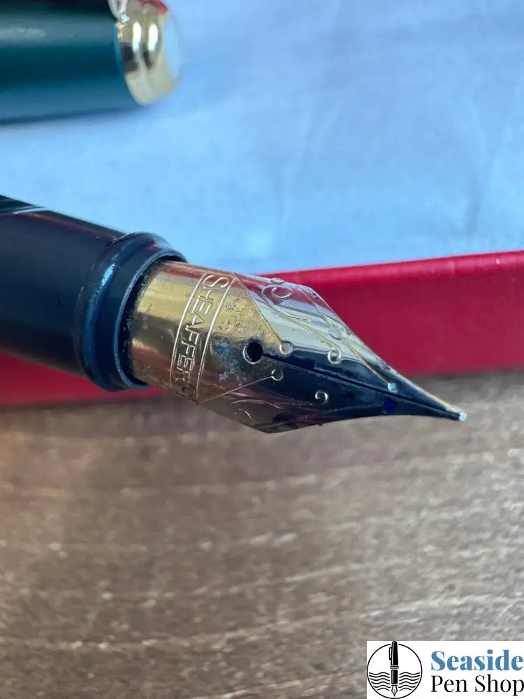 Sheaffer Prelude Fountain Pen Green with Gold Trim (1970s) Fountain Pens