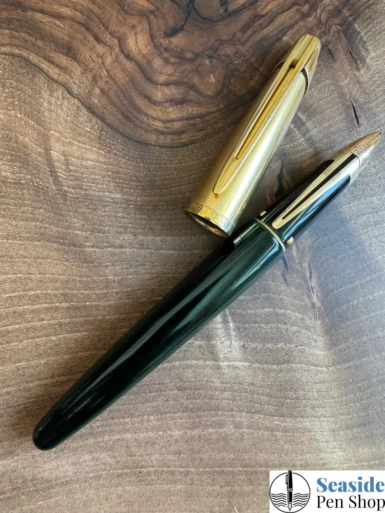 Waterman Edson Fountain Pen Emerald Green Medium Nib Fountain Pens