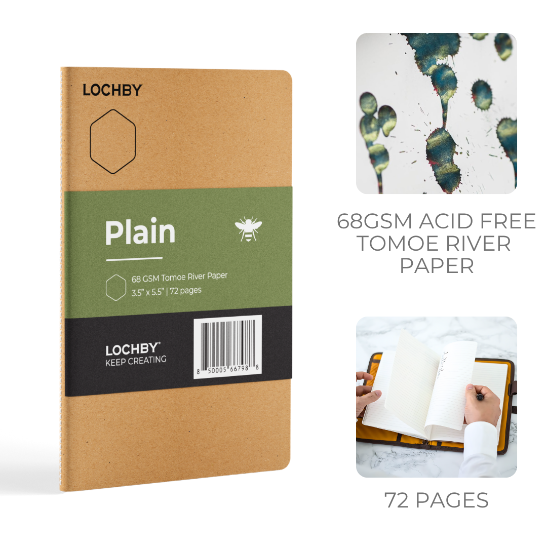 Lochby Pocket-size Plain Notebook