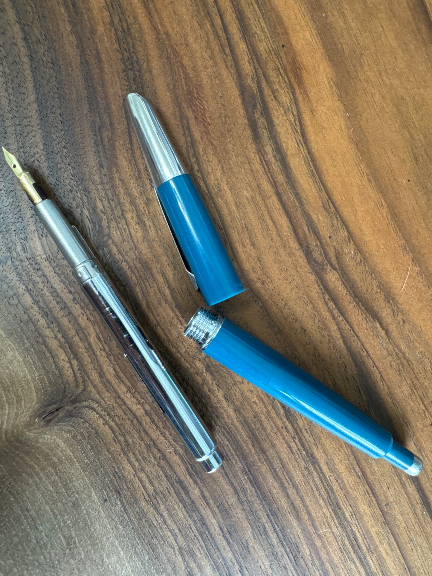Pilot Vanishing Point C-200SW Blue Fountain Pen