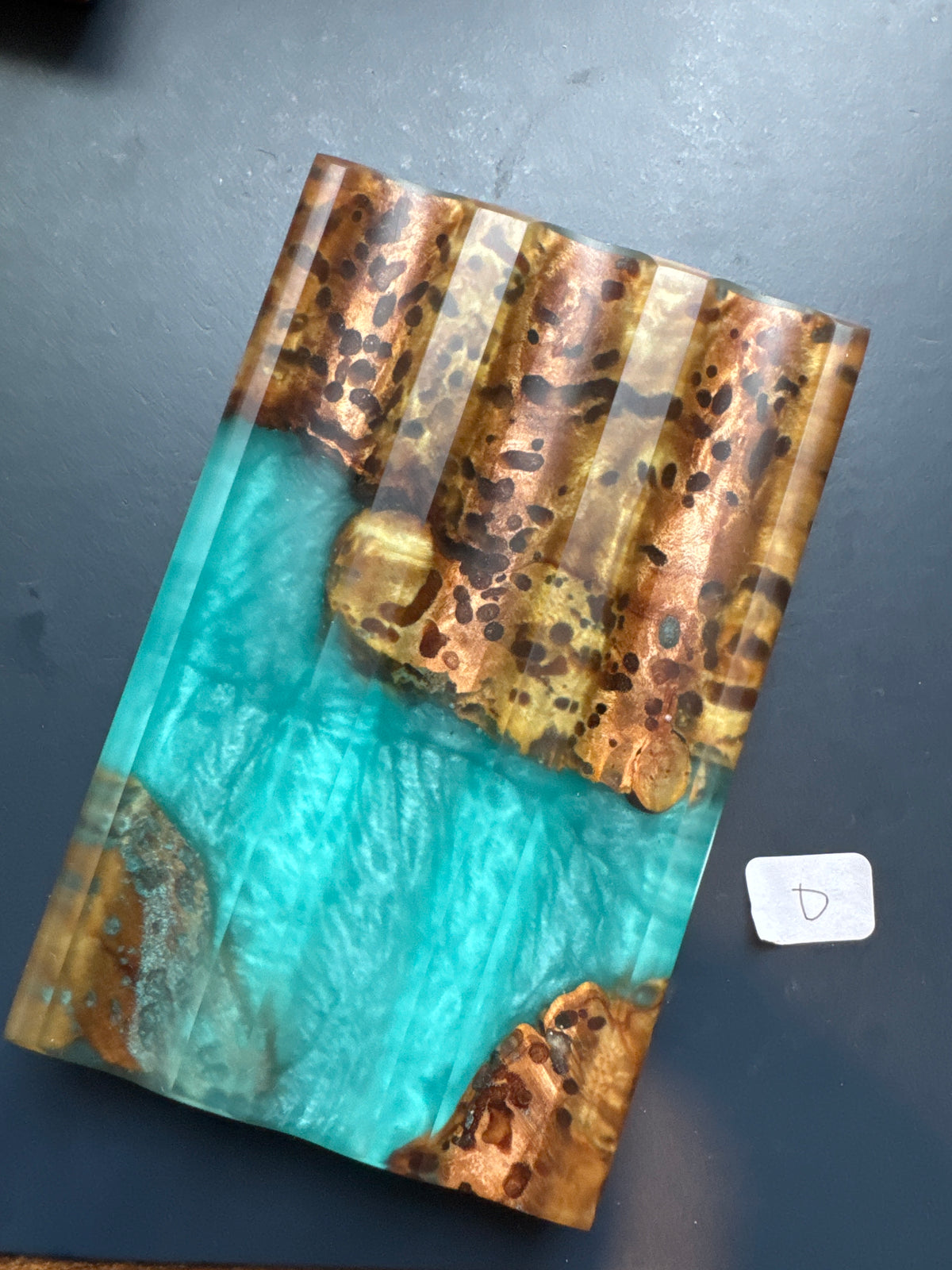 Wood and Epoxy Pen Rest