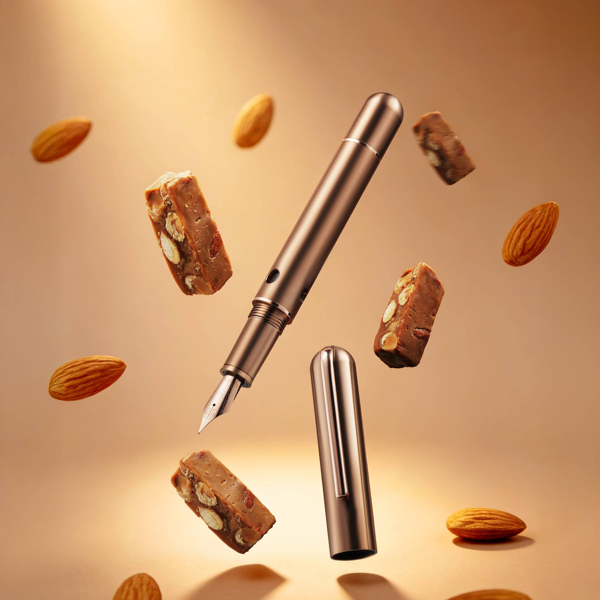 Nautilus Ti Toffee Titanium Fountain Pen: Medium