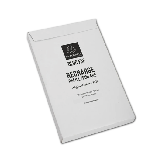 FAF Pad Refills - For FAF Brass Desk Pads: 4 x 6.25 BLANK PAPER