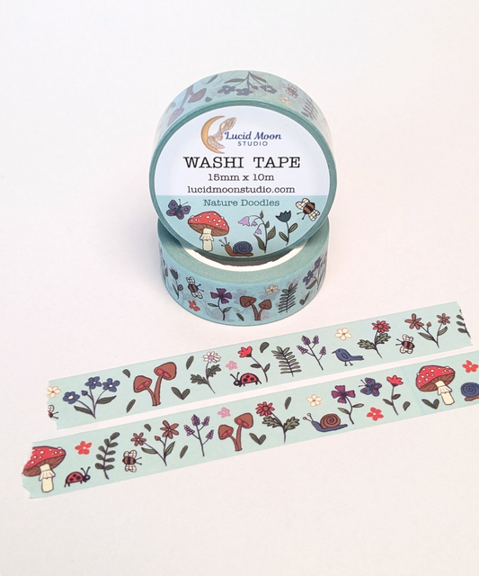 Nature Doodles Washi Tape