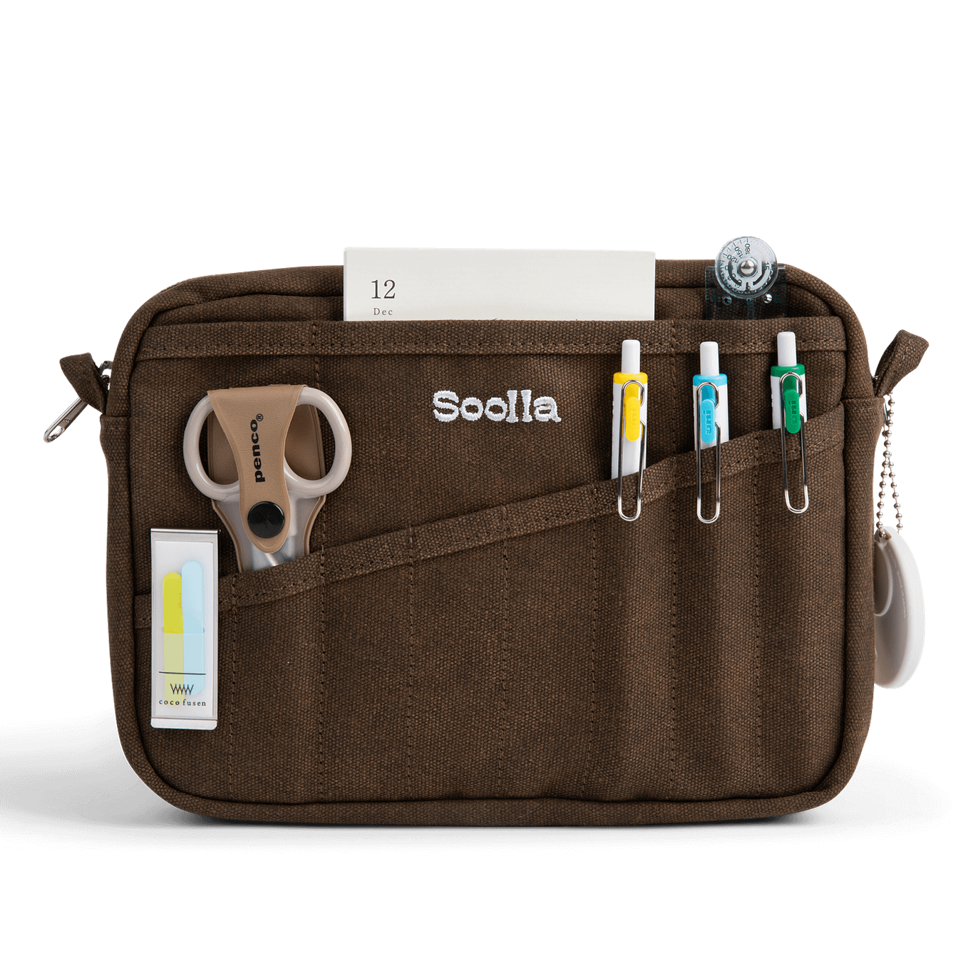Soolla® Studio Pouch, Coffee Bean: Coffee Bean