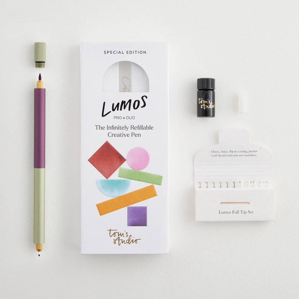 Lumos Pro - Colour Block: Sky Blue - Clementine / Duo Tip