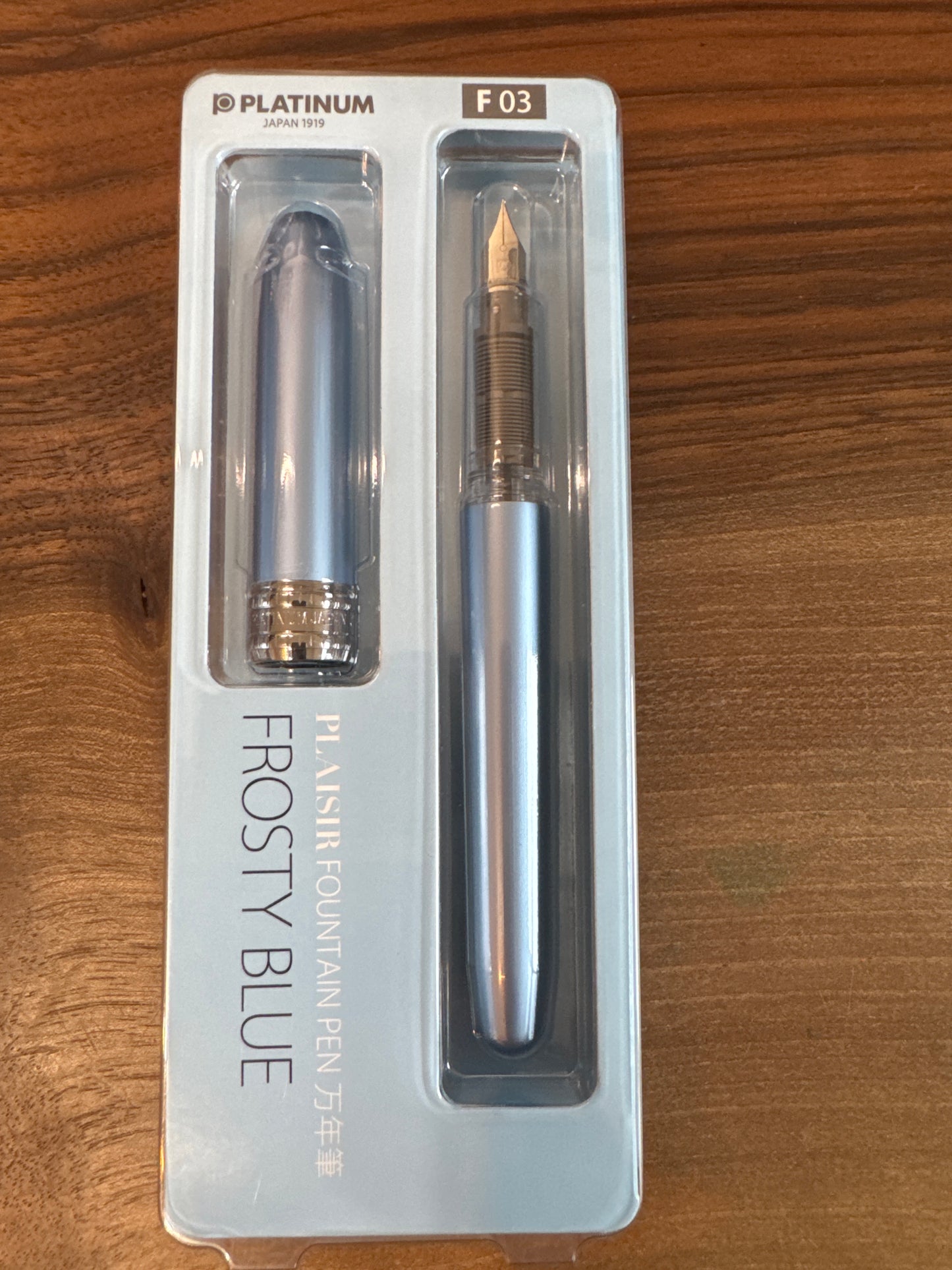 Platinum Plaisir- Medium: Frosty Blue / Medium