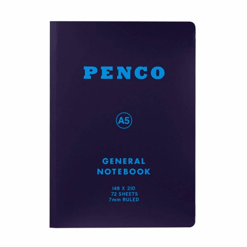 Penco Soft PP Notebook Ruled/ A5: White