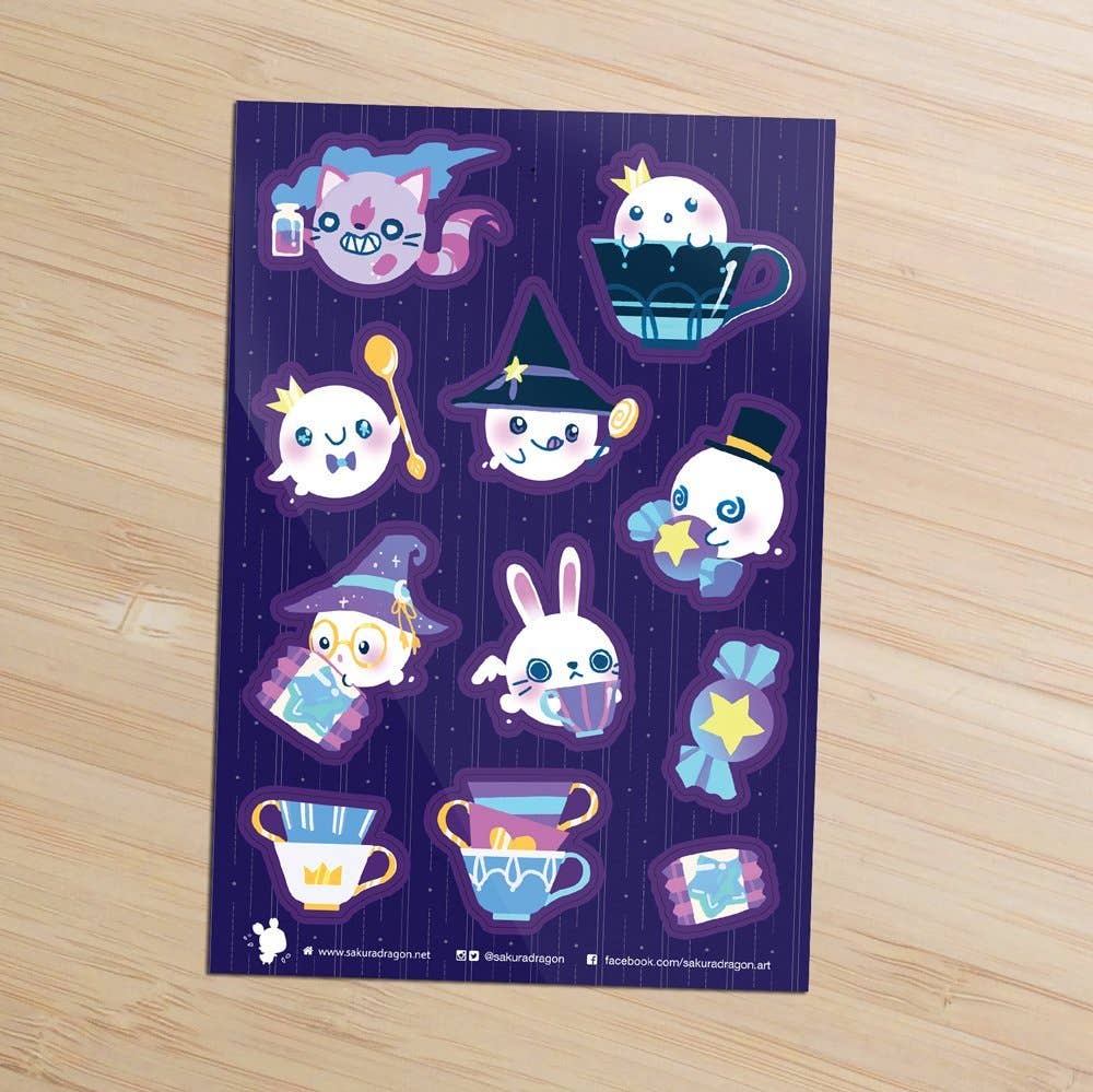 Ghostea Sticker Sheet