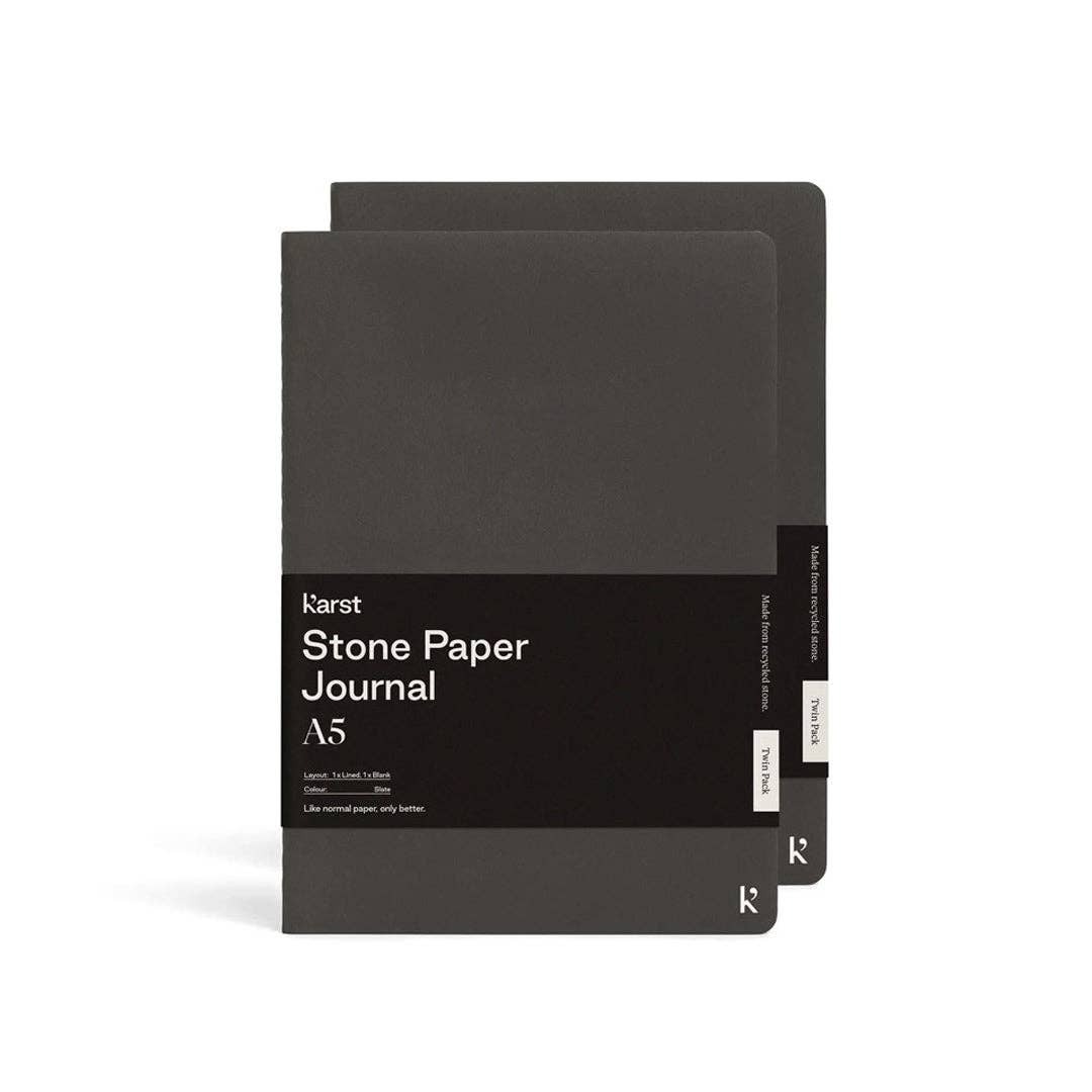 Karst - A5 Softcover Daily Journal Twin Pack: Glacier