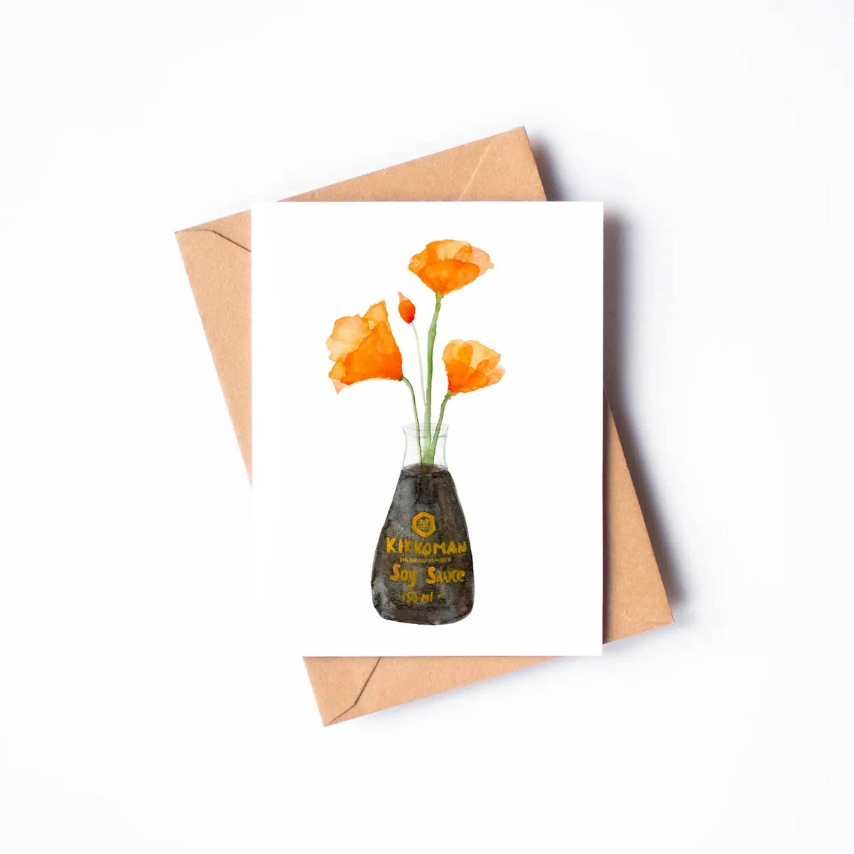 California Poppy in Soy Sauce Card |