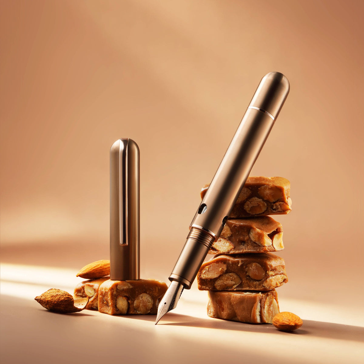 Nautilus Ti Toffee Titanium Fountain Pen: Medium