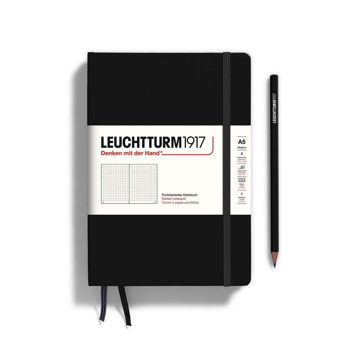 Leuchtturm Notebooks - Medium (A5): Pacific Green / Hardcover / Ruled