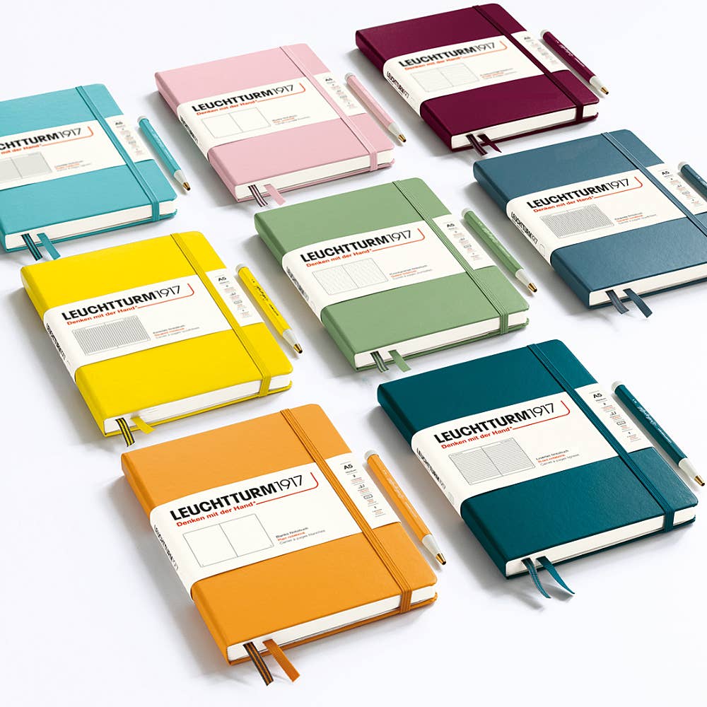 Leuchtturm Notebooks - Medium (A5): Powder / Hardcover / Ruled
