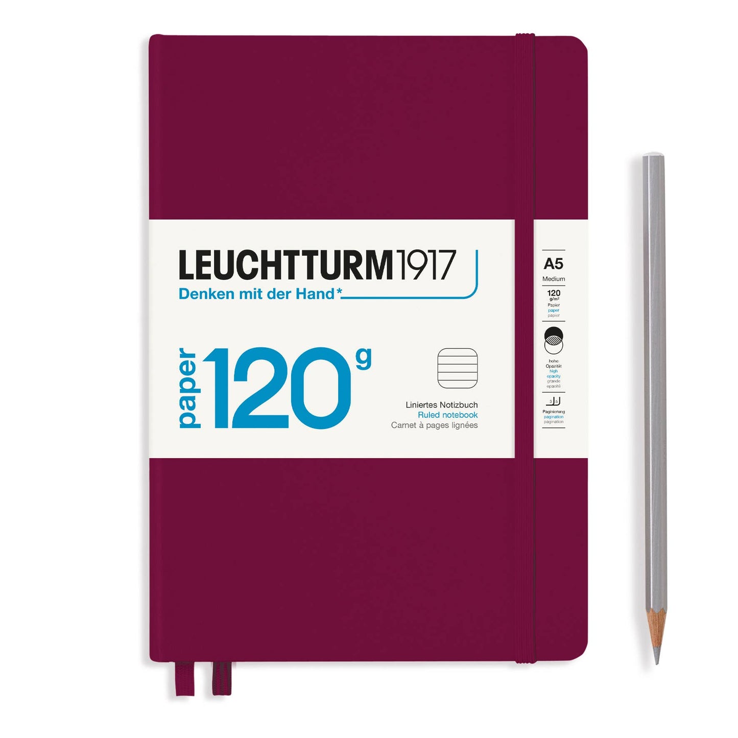 Leuchtturm 120g Notebook Edition, Medium, 203 p.: Mint Green / Ruled