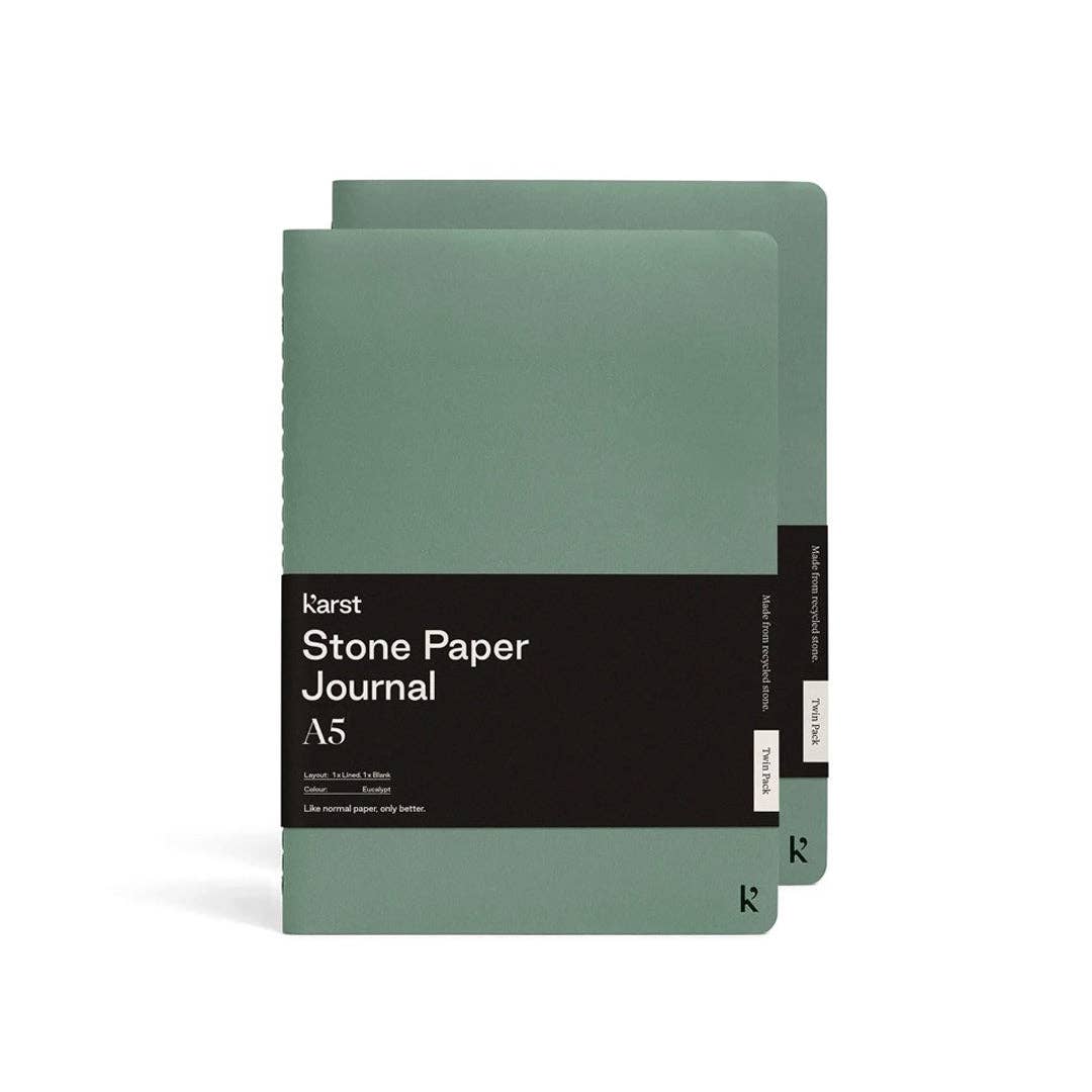 Karst - A5 Softcover Daily Journal Twin Pack: Glacier
