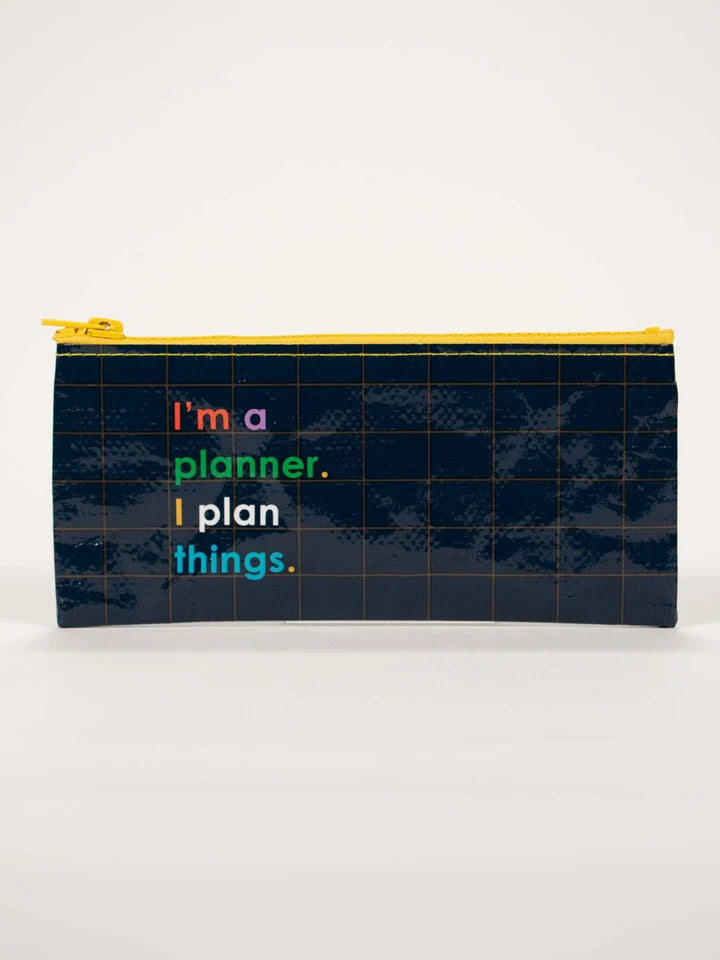 Blue Q I'm A Planner Pencil Case