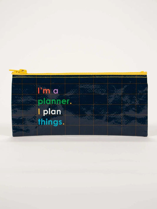Blue Q I'm A Planner Pencil Case