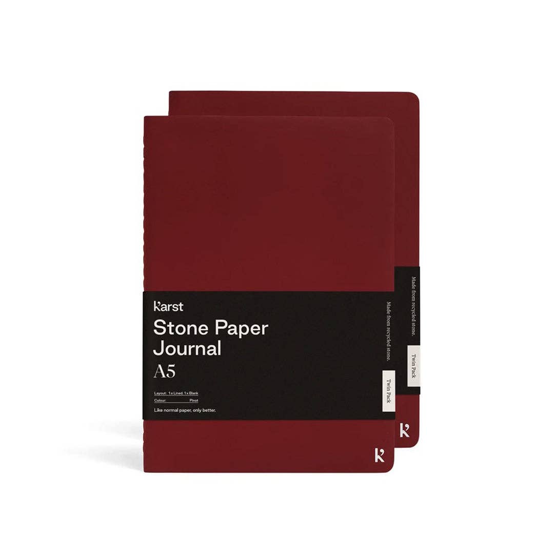 Karst - A5 Softcover Daily Journal Twin Pack: Glacier